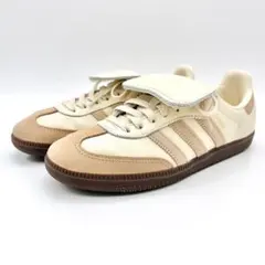 【極美品】アディダス サンバ LT クリーム ベージュ レザー ヌバック ガム