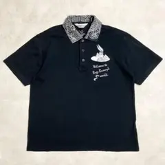 90's GREEN CLUBS バックスバニー 半袖 ポロシャツ 鹿の子のサムネイル