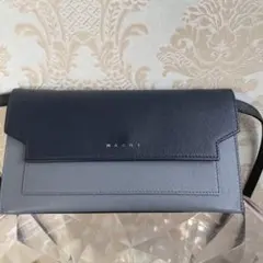 新品未使用/マルニショルダーウォレット MARNI - 新品 MARNI マルニ ショルダーバッグ 財布 ショルダー