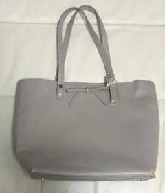 ジルバイジルスチュアート グレージュ レザートートバッグ