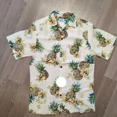 クリーニング済　トゥーパームス　TWO PALMS アロハシャツ パイナップルのサムネイル