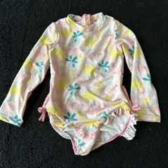 ベビー水着(女の子) 90-100cm 恐竜プリント