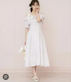 オフショルダー WELLSELECTION ルミネ系ワンピース
