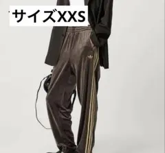新品】アディダス ファイアーバードベロアダークブラウン トラックパンツ　xxs