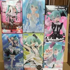 【送料無料】美少女フィギュア　初音ミクフィギュア　9点　まとめ売り