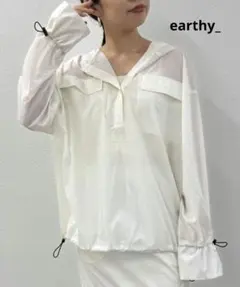 【earthy_】シアーナイロンマウンテンパーカーのサムネイル
