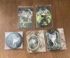 ツイステ シルバー カードキャンディ 寮服 缶バッジ ピクウィズ