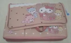 ハローキティ いちご新聞 645号 コラボ 大きなポッケ付きバスケット ②