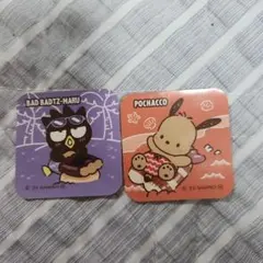 サンリオ スシローコラボ バッドばつ丸 ポチャッコ ステッカー