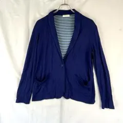 Paul Smith ジャケット カーディガン ネイビー ボーダー ポールスミス