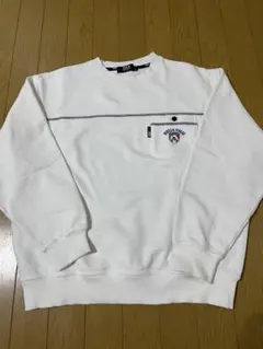 FILA スウェット トレーナー M ホワイト メンズ レディース 春秋 美品