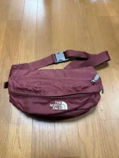 【美品】THE NORTH FACE ボディバッグ バーガンディ