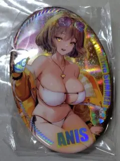 勝利の女神 NIKKE アニス スパークリングサマー 特典 ホログラム缶バッチ
