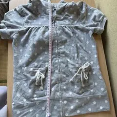 女の子フード付き上着