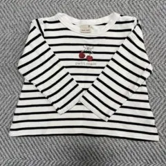 プティマイン　petitmain 長袖　さくらんぼ　 80センチ