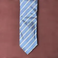 Daks 水色 ストライプ ネクタイ