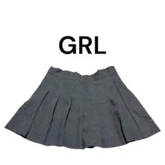 GRL グレー プリーツスカート