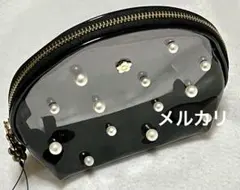 マリークヮント　クリアセットパール ラウンドポーチL.