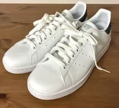 【美品】アディダス スタンスミス 白x紺 24センチ