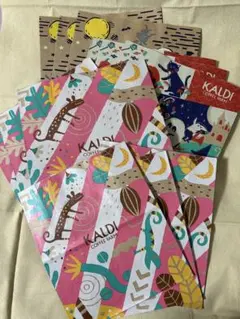 KALDI ハロウィン ＆ バレンタイン ショップ袋 セット