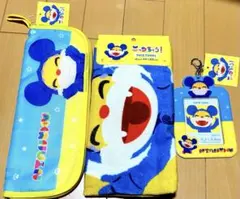 【3点セット】ニャンちゅう！ フェイスタオル カードケース 折り畳み傘ポーチ