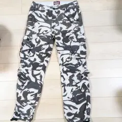 MATCHSTICK　カーゴパンツ　迷彩柄　ホワイト