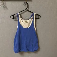 【最終値下げです】jena 青 タンクトップ