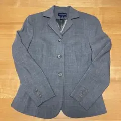 Ann Taylor 三つボタンジャケット　グレーMのサムネイル