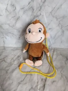 おさるのジョージ ぬいぐるみ 　がま口