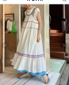 trepied × BEAMS BOY / 別注 テープ キャミソール ドレス