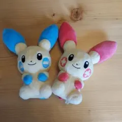 プラスル　マイナン ぬいぐるみ 2体セット