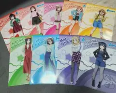 9枚全キャラ　ラブライブ！サンシャイン!! Aqours A4 クリアファイル