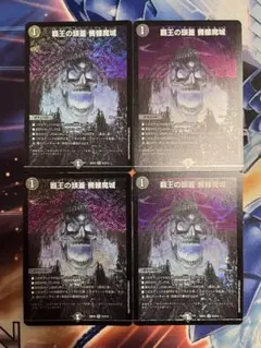 覇王の頭蓋 髑髏魔城 4枚 どくろまじょう