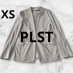 洗える　プラステ ノーカラー　ジャケットXS 洗える　ウォッシャブルのサムネイル