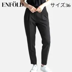 エンフォルド ジョッパーズ パンツ イージー ストレッチ スラックス ブラックのサムネイル