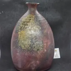 丹波焼伝統工芸作家清水直次(大正7年生)作、阿古陀型船徳利(花生)のサムネイル