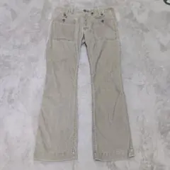 90s DIESEL ローライズ 코듀로이 플레어 팬츠 W31 홍콩제