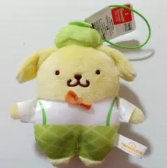 ポムポムプリン ぬいぐるみ ストラップ付き