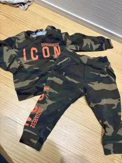 DSQUARED2 ICONカモフラージュスウェットセットアッ プ 36M