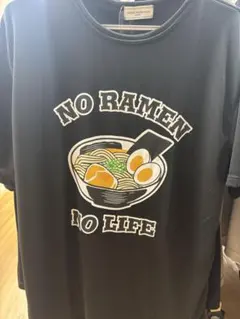 NO RAMEN NO LIFE Tシャツ　おもしろパロディーTシャツ