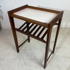 カリモク 花台 インテリア 昭和レトロ アンティーク 飾り台 アンティーク】カリモク 電話台 FAX台 花台 飾り台 古家具 古民家