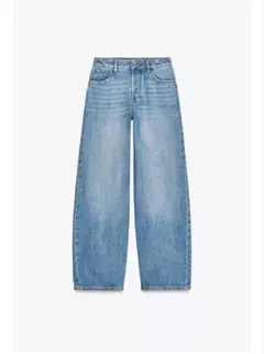 【タグ付き未使用】Zara バルーンハイライズデニム