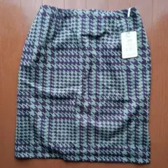 HABINE 千鳥格子柄 タイトスカート