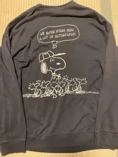 ユニクロ　PEANUTS スヌーピー トレーナー XXLグレー