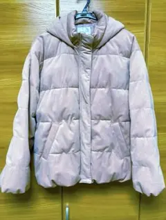 colza ダウンジャケット 薄いピンク色