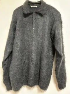 AURALEE25AW MOHAIR KNIT POLO サイズ3のサムネイル