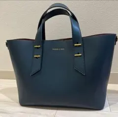 CHARLES&KEITH ダブルハンドルスローチーバッグ