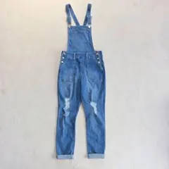 GUESS デニム サロペット オーバーオール ダメージ加工のサムネイル
