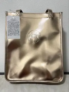 スターバックス ホリデー ショッパー バッグ ゴールド クリスマス スタバ