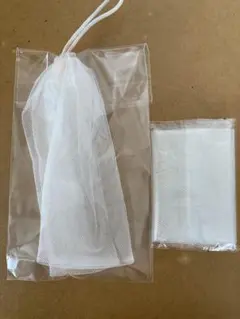 ホワイト泡立てネット 2種